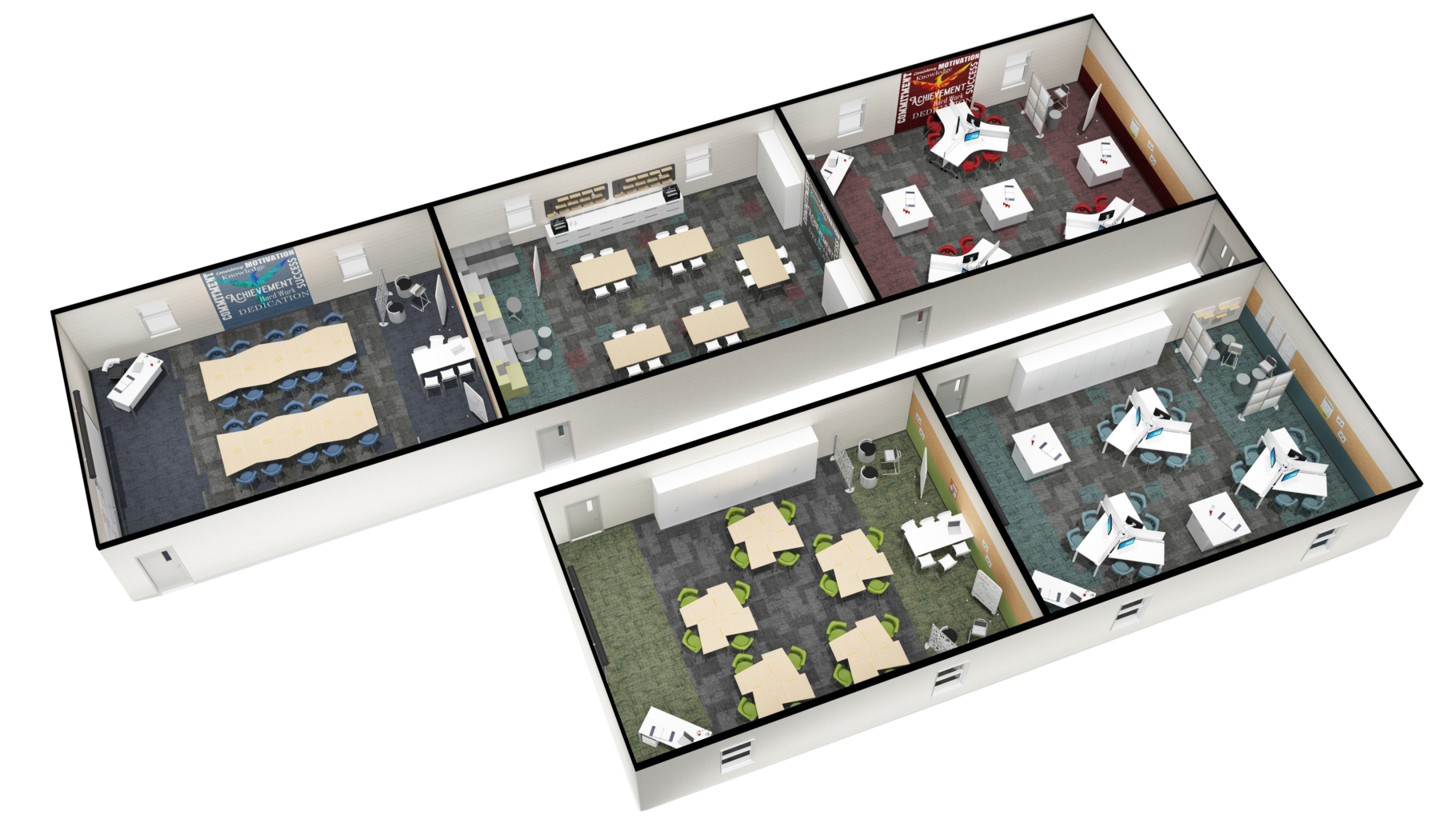 Classroom floorplan layout